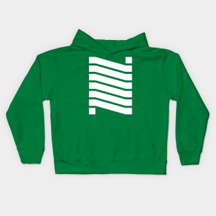 Diagonal Lines Kids Hoodie